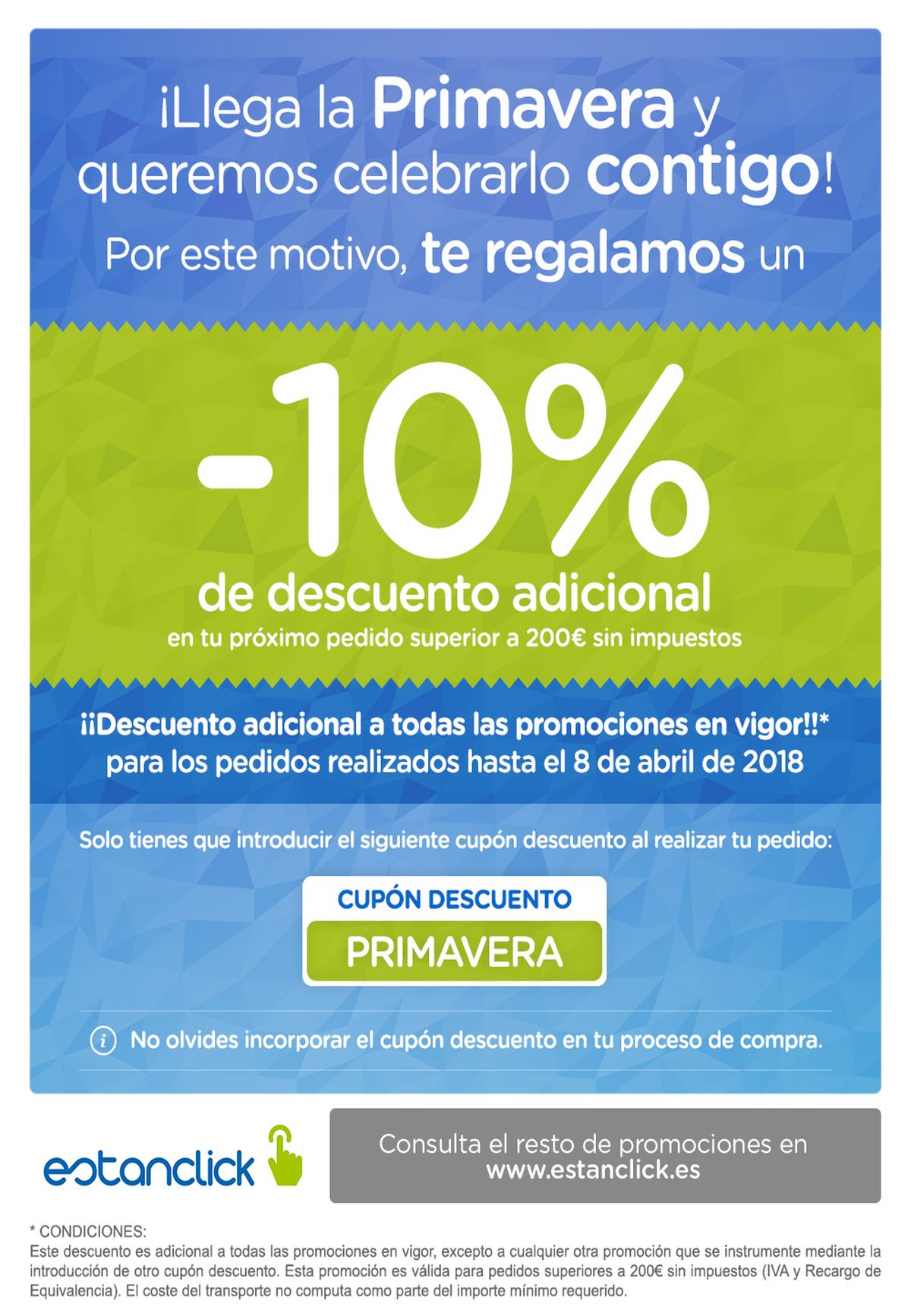 Promoción primavera