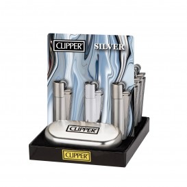 ENCENDEDOR CLIPPER METAL SILVER