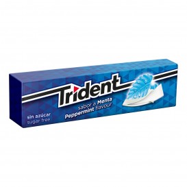 CHICLE TRIDENT LÁMINA MENTA