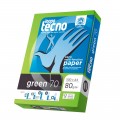 PAPEL RECICLADO DIN A4 80 GR. INAPA TECNO GREEN, PAQUETE DE 500 HOJAS