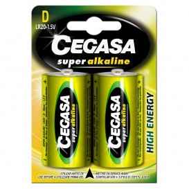 PILA CEGASA SUPERALCALINA LR20 (BLISTER 2 PILAS)