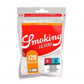 FILTROS SMOKING CLASSIC REGULAR 7,5mm, BOLSA DE 120 FILTROS