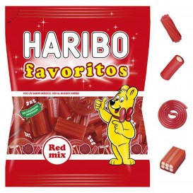 FAVORITOS RED MIX HARIBO 90 GRS.