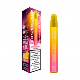 POD DESECHABLE AROMA KING COSMIC MAX LICHI, MARACUYÁ Y NARANJA 20MG. NICOTINA 999 PUFFS