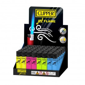 ENCENDEDOR CLIPPER JET FLAME SOFT FLUO