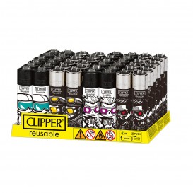 ENCENDEDOR CLIPPER DECORADO BIG HEADS