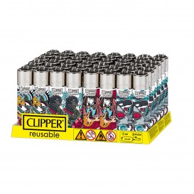 ENCENDEDOR CLIPPER DECORADO BATTLE TATTOO