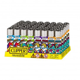 ENCENDEDOR CLIPPER DECORADO SUPER UNICORNS