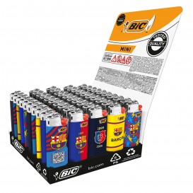 ENCENDEDOR BIC J25 MINI DECORADO FCB SERIE B